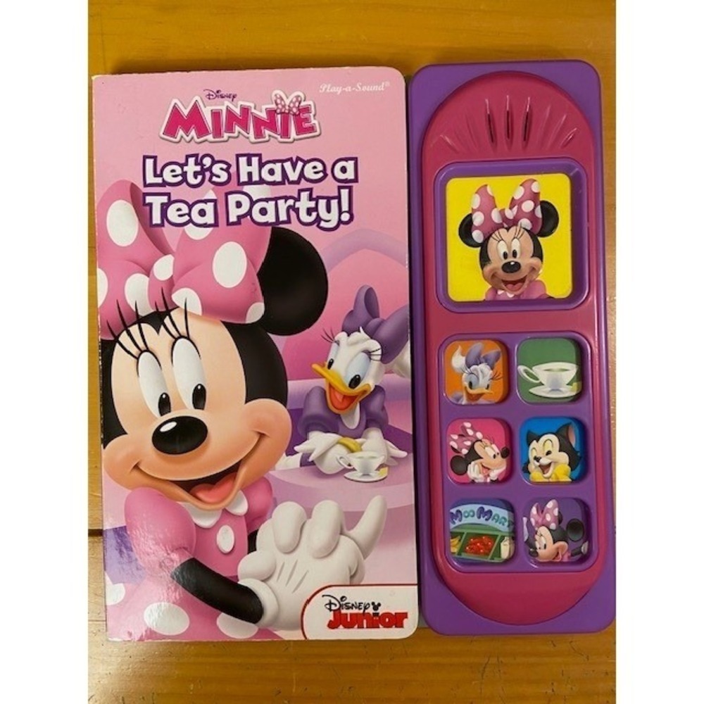 Disney Minnie Let's Have a Tea Party Play-a-Sound Board Book 7 Sounds 2013